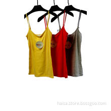 Factory wholesale Ladies Solid Color Tank Top